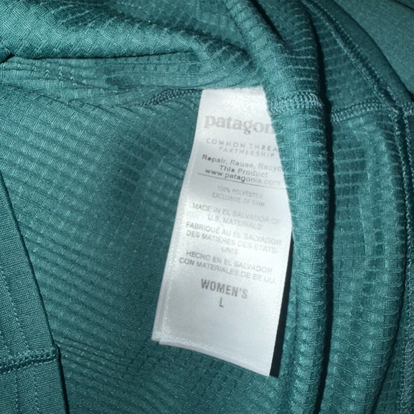 Pristine Patagonia Capilene Base Layer Women’s L Borealis Green - Picture 8 of 9